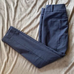Loft Marisa skinny work slacks gray size 0P